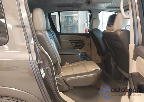 2015 Nissan Armada Platinum z USA, uszkodzony, nr VIN 5N1AA0NE9FN601579